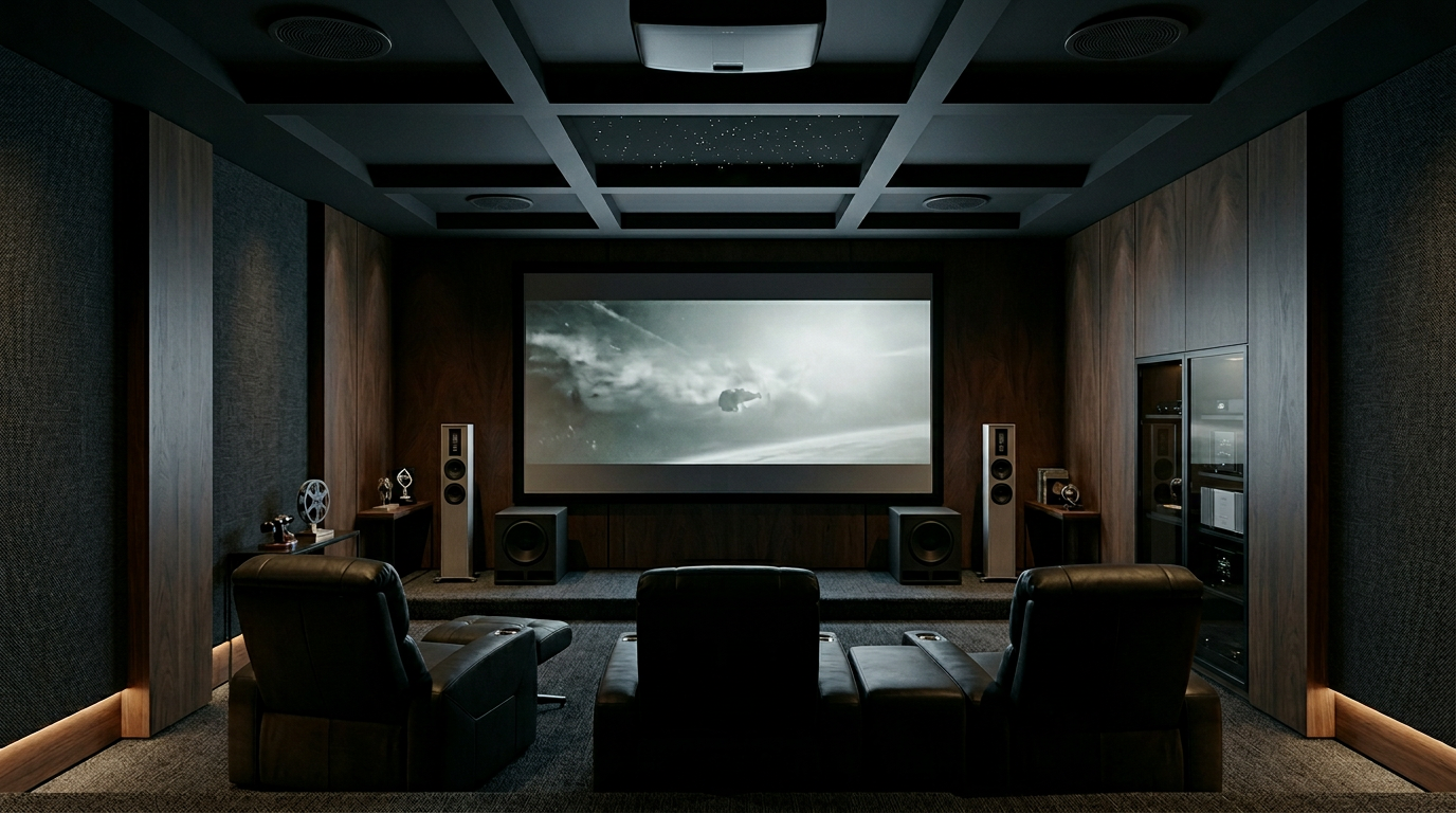 Room III dedicated Dolby Atmos cinema with Piega and Starke Sound at Audioroom, New Delhi.
