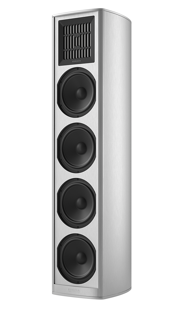 Floorstanding coaxial loudspeakers with slim cabinet