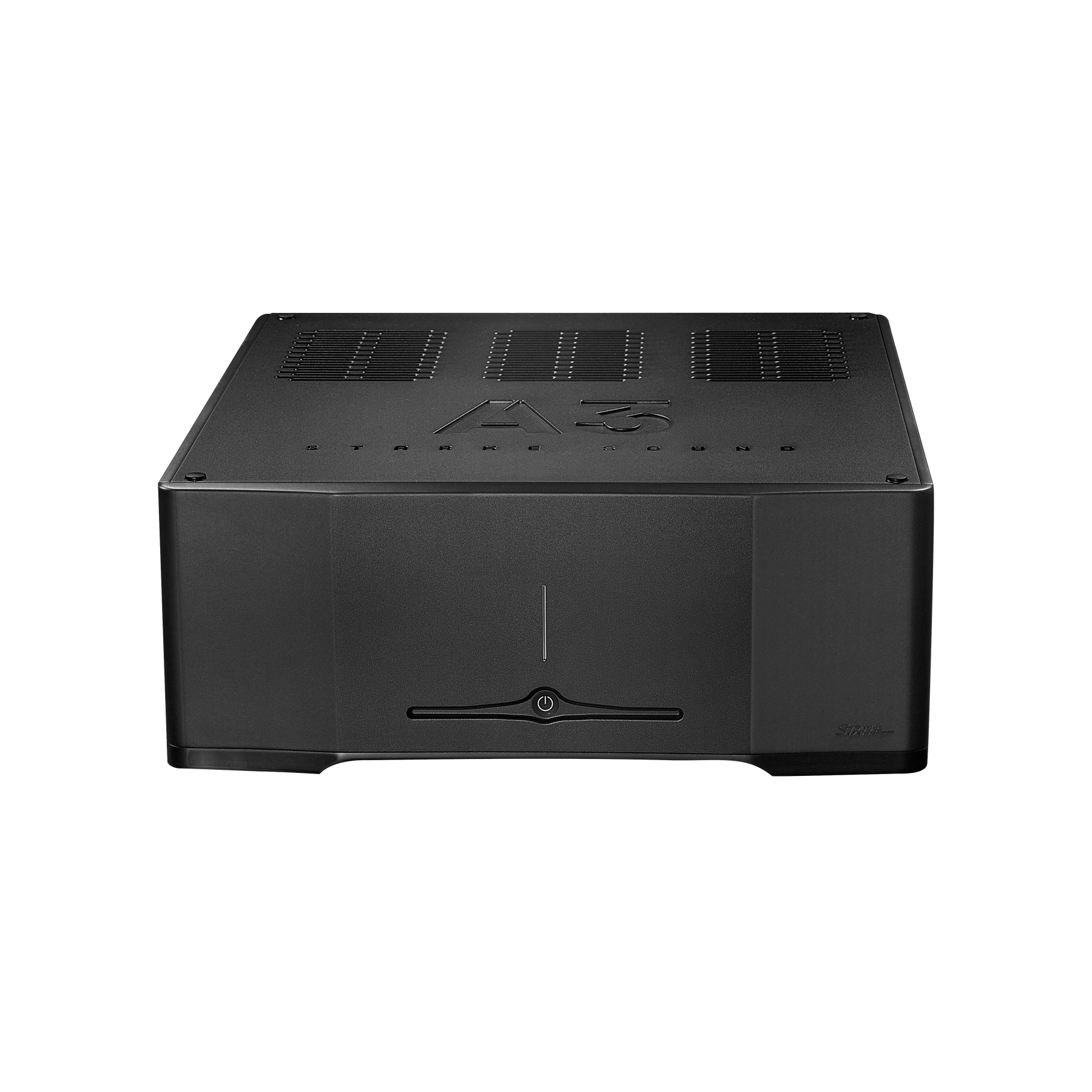 Starke Sound A3 three-channel power amplifier, front view